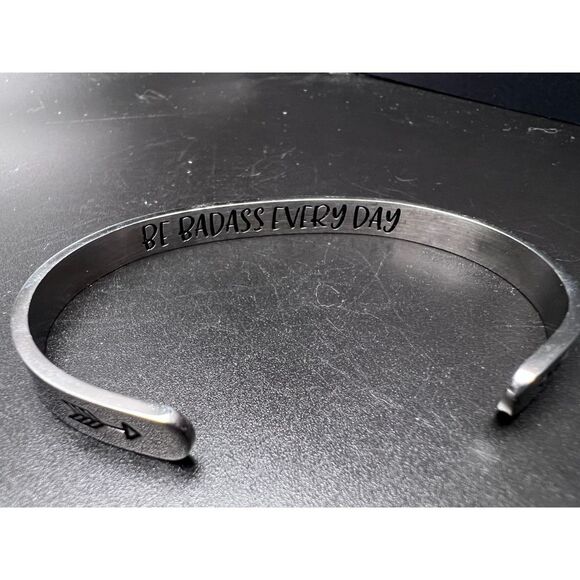 Be a Badass Everyday Cuff Bracelet - Picture 3 of 11